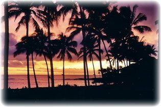 Sunset over Poipu Beach, near Kiahuna 22